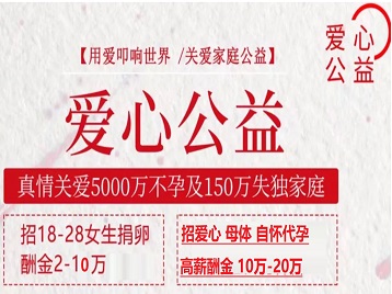 千阳捐卵助孕生子 爱心志愿者招募